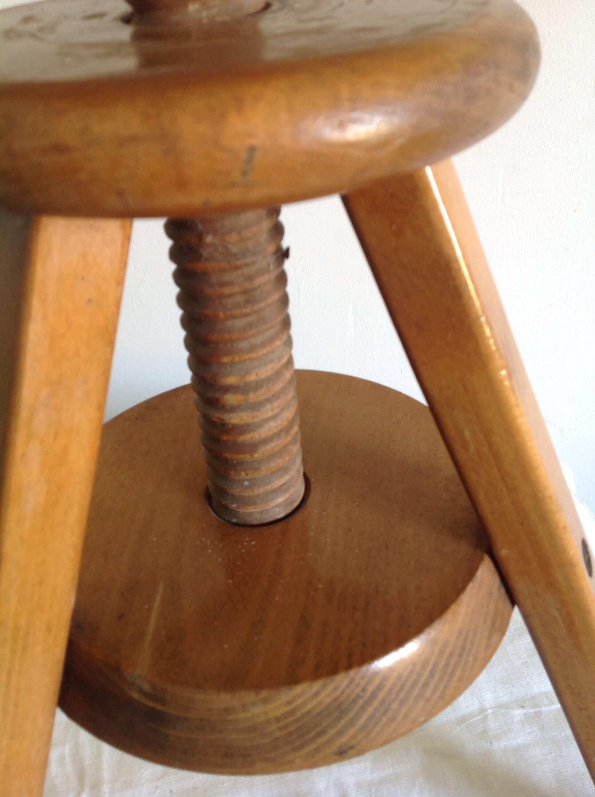 Workshop wooden stool