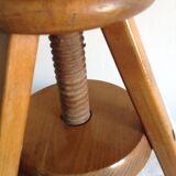 Workshop wooden stool