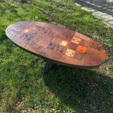 Table basse vintage Jean Jaffeux