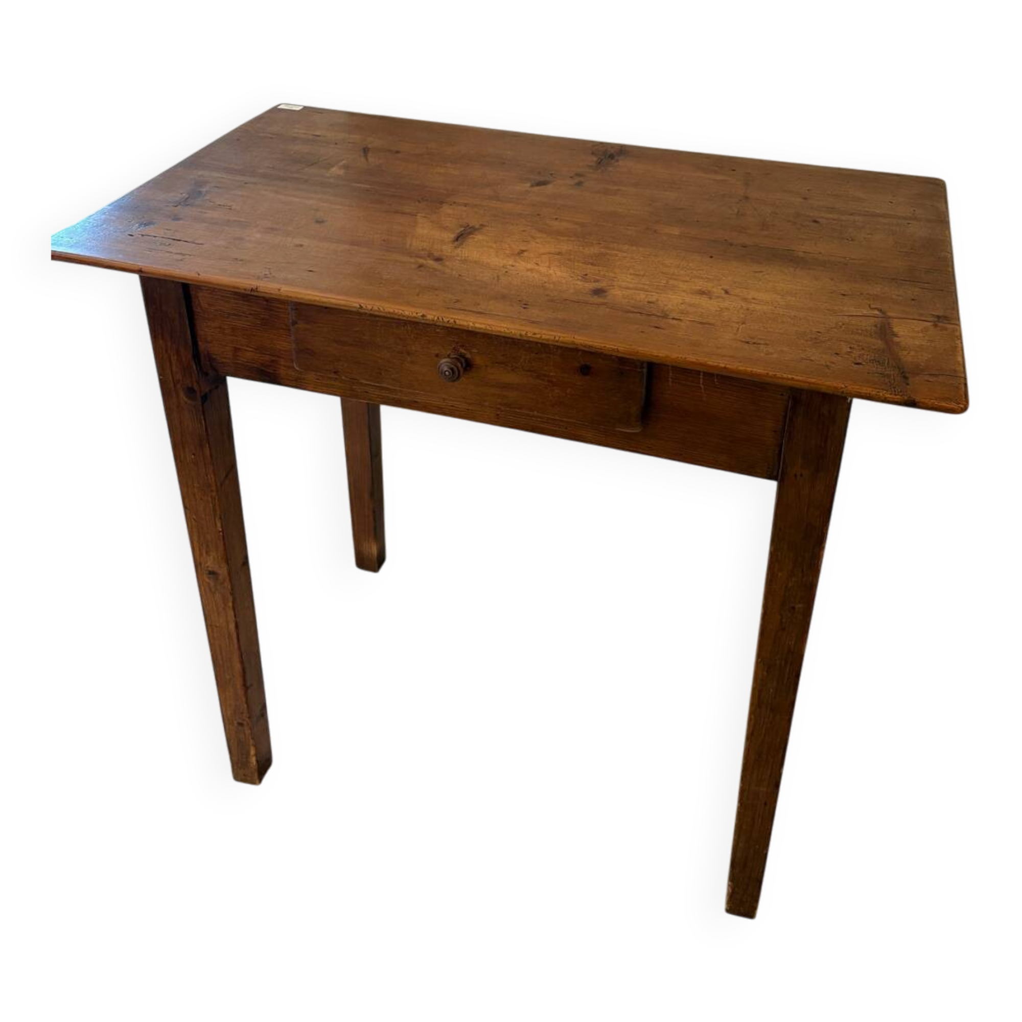 Small pine desk - 1 drawer