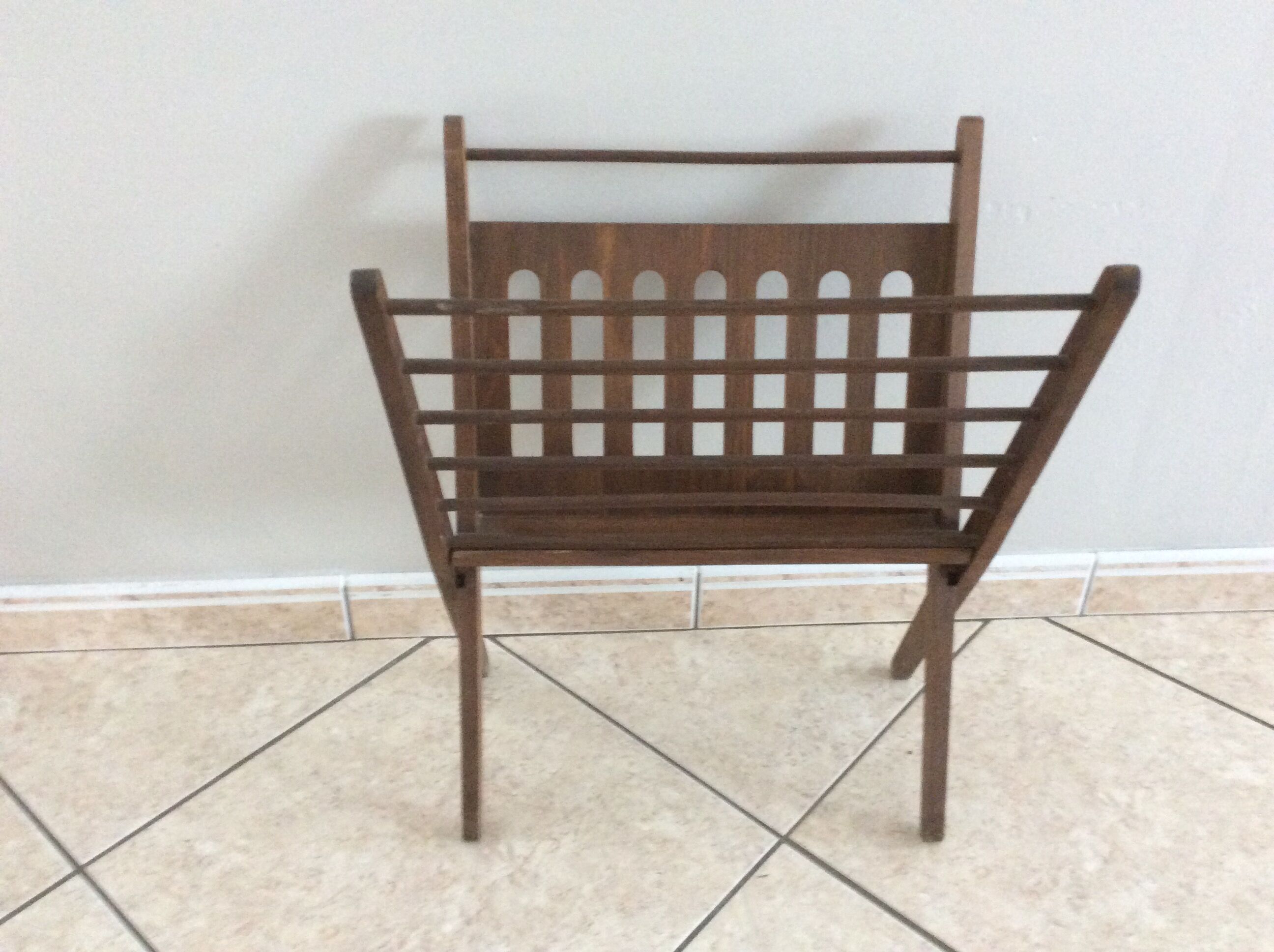 Vintage magazine holder