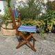 PRODUCT BHV - Folding chair wood and canvas 1960 vintage