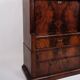 Secretary - Hand polished mahogany - Flame structure - 4 drawers - Year 1840s