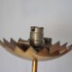Large bronze wall light with 2 lights, dolphin wall light with reeds