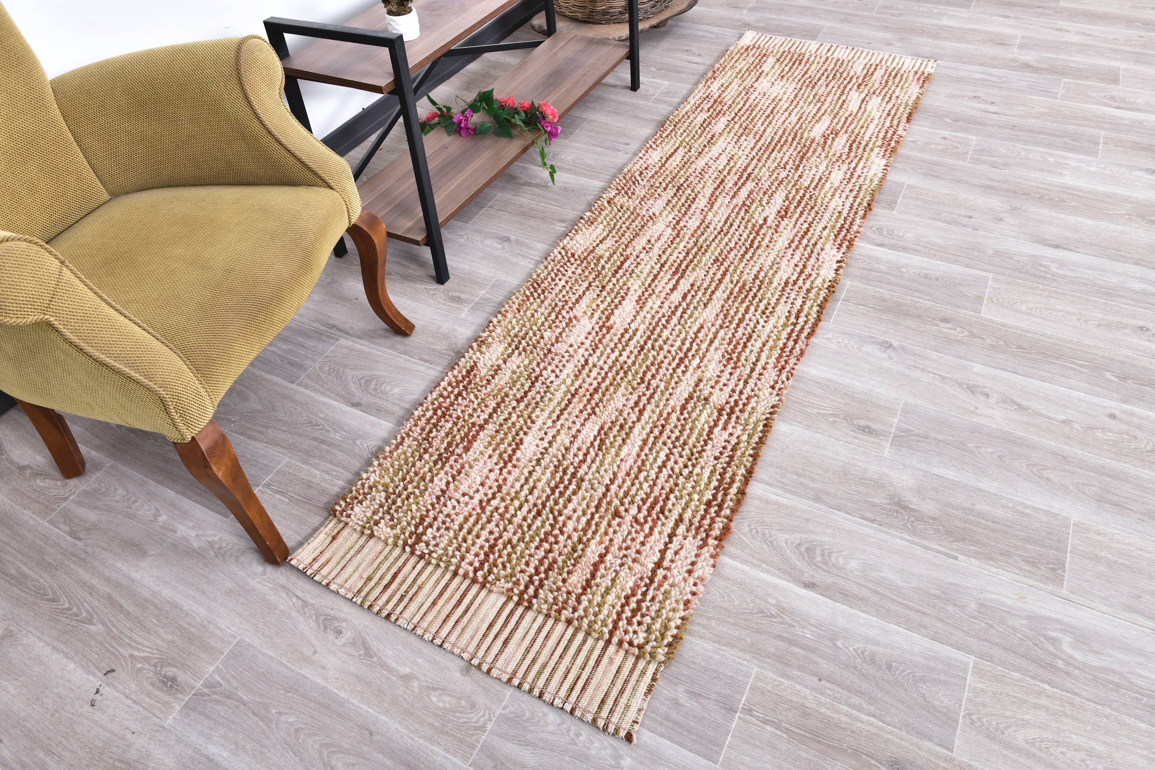 Terracotta Moroccan Runner Rug 68x251Cm SK 241179