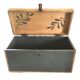Painted wood chest