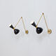 Set of 2 Italian sconces adjustable wall lamps
