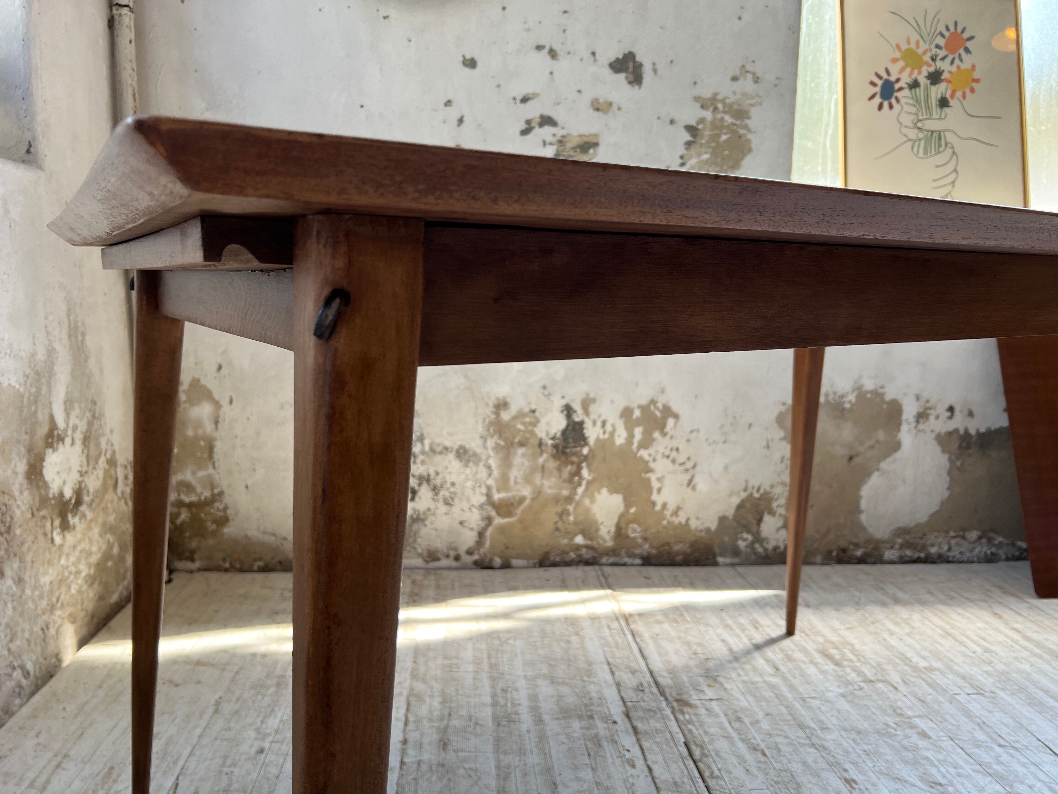 Vintage teak table with extensions, Denmark, 1960