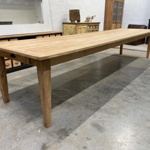 Table de ferme en chêne