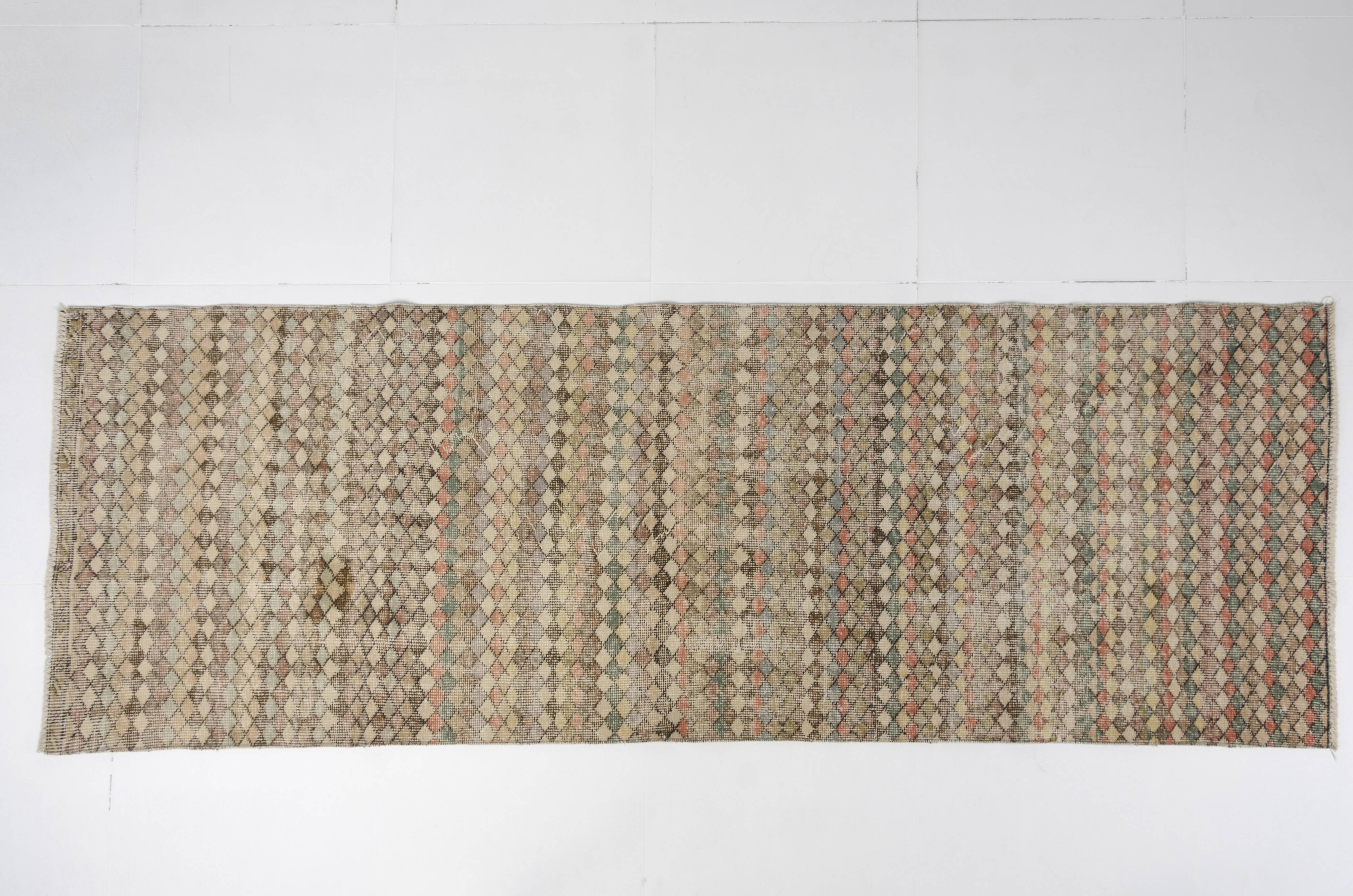 Vintage Handknotted Hallway Runner sku 1055