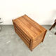 Solid elm chest of drawers, Maison Regain, circa 1970