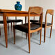 Lot of 6 chairs model 71 Scandinavian design Niels Otto Møller teak an60