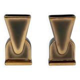 Paire de cassolettes/vases de style Art Déco