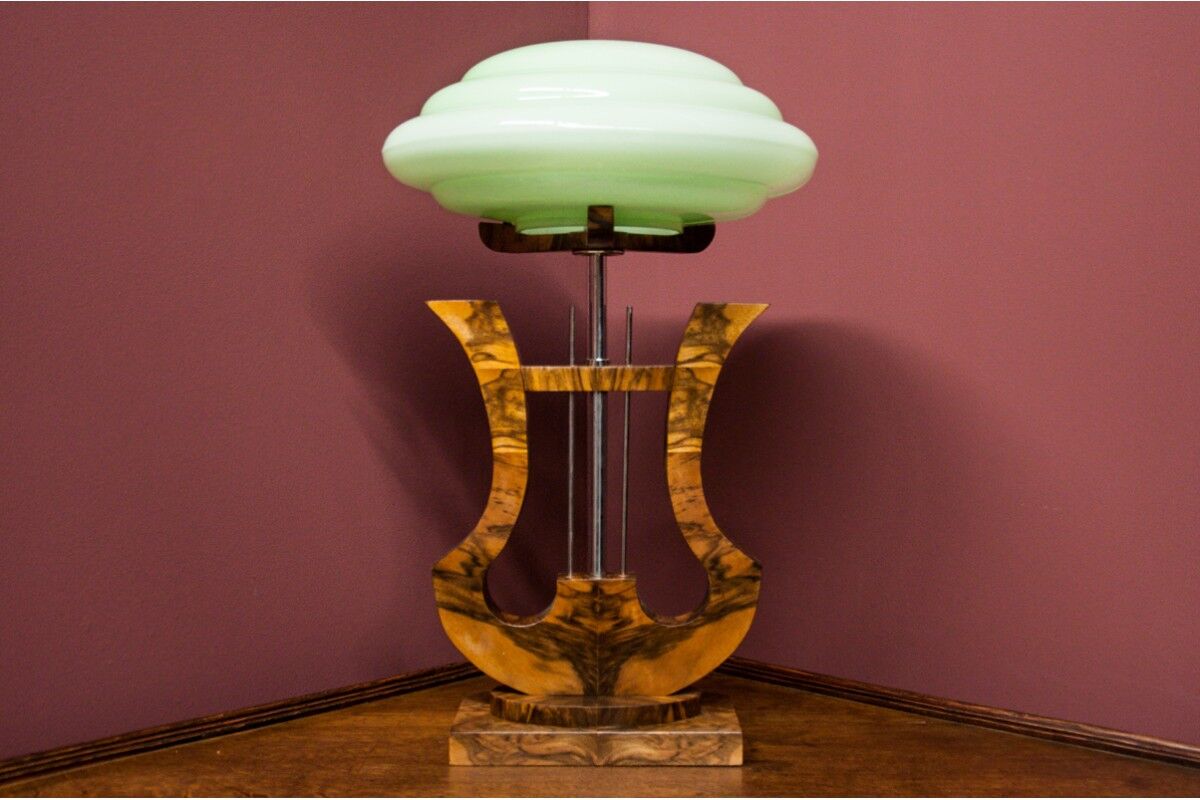Art Deco table lamp, Poland, 1960s