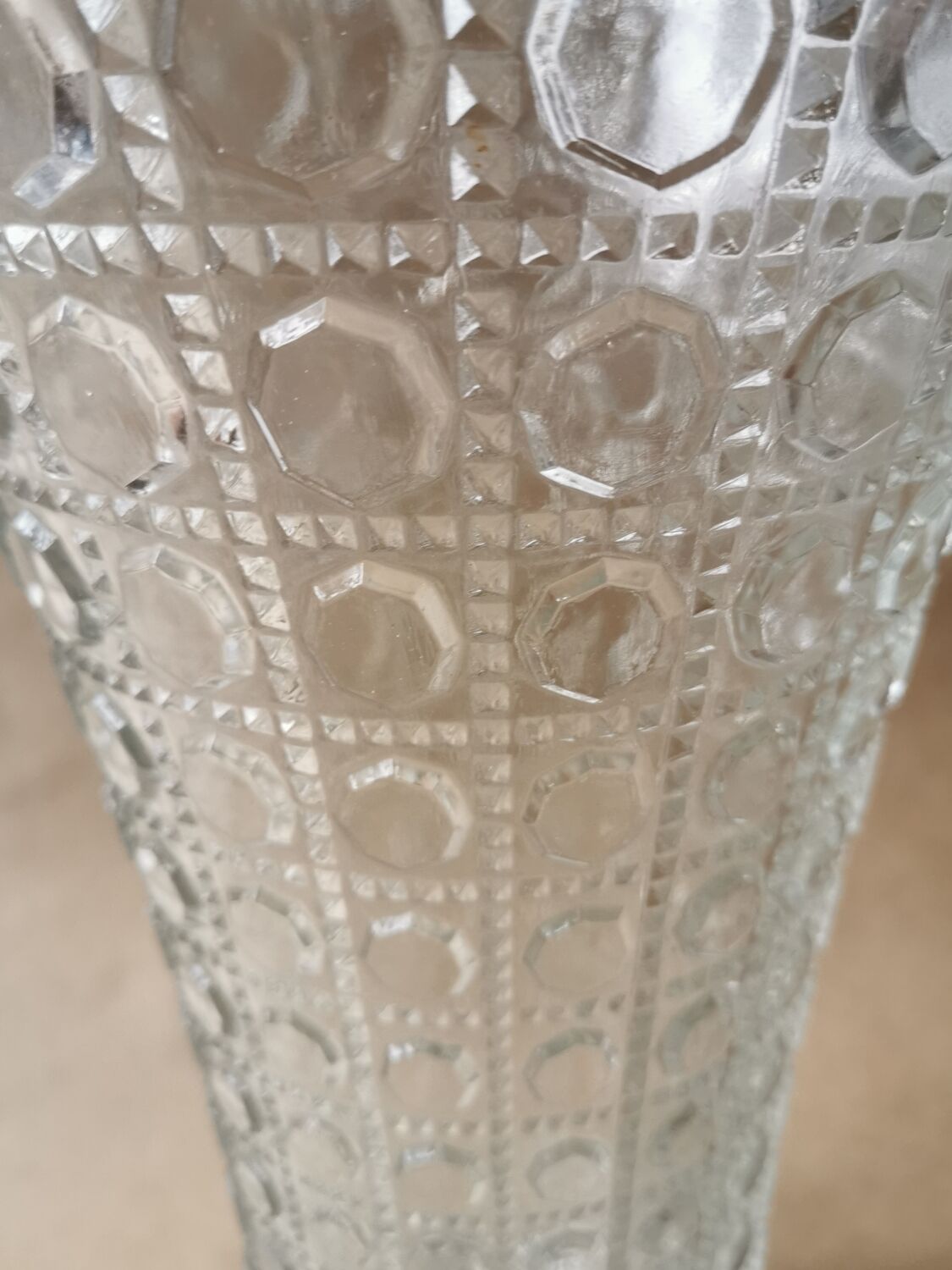 Large glass vase