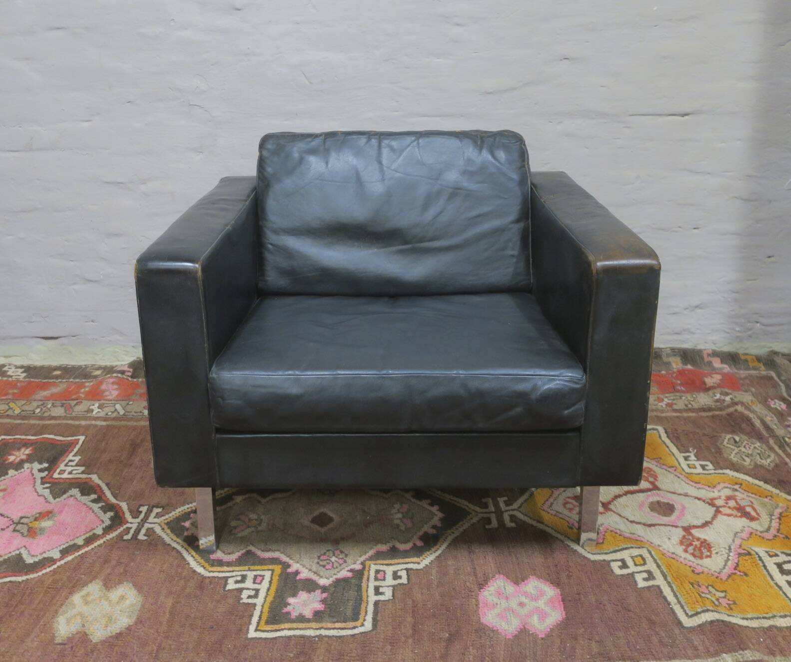 Earls COR leather lounge chair, 1950s