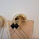 Vintage gold wall sconce