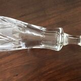 10 Bohemian flutes cut crystal