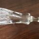 10 Bohemian flutes cut crystal