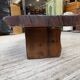 Table basse brutaliste artisanale 1950