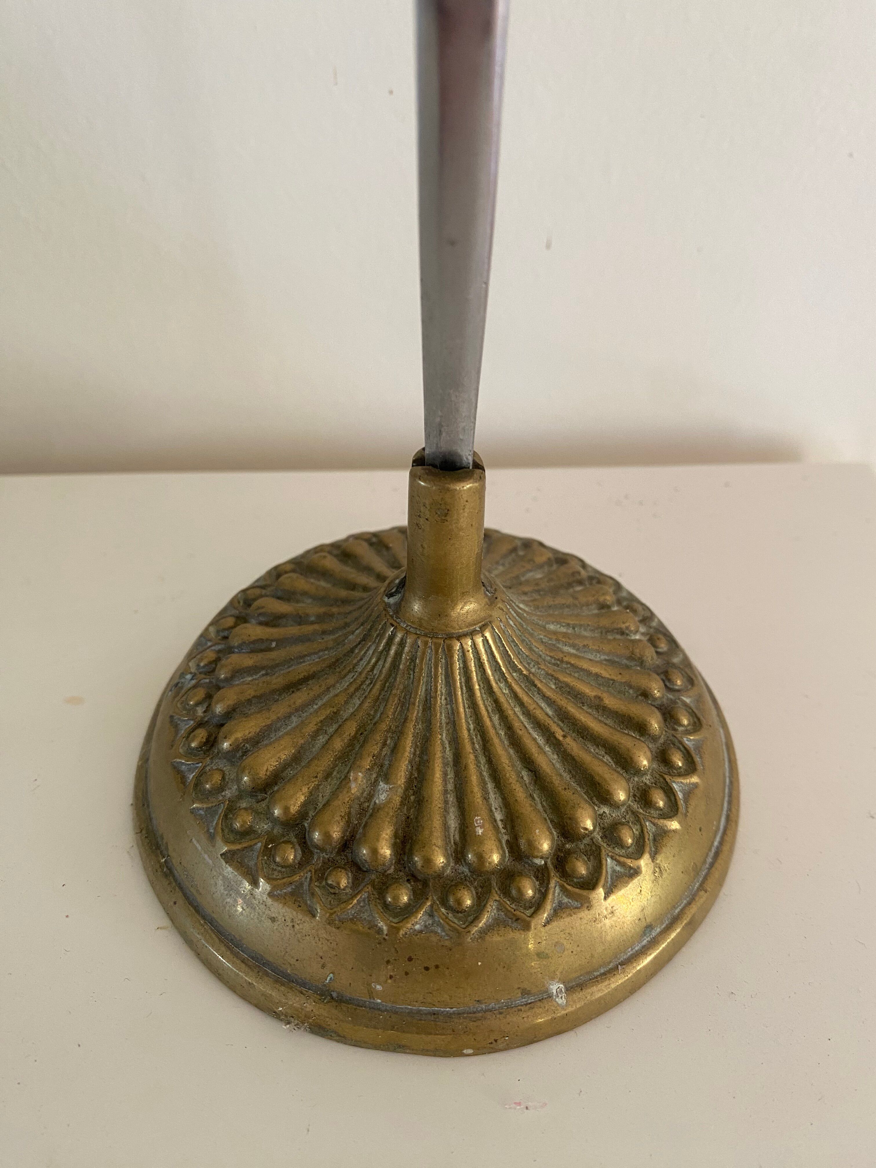 Cendrier épée en laiton