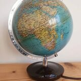 Vintage illuminated globe