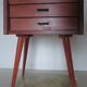 60s compas feet bedside table