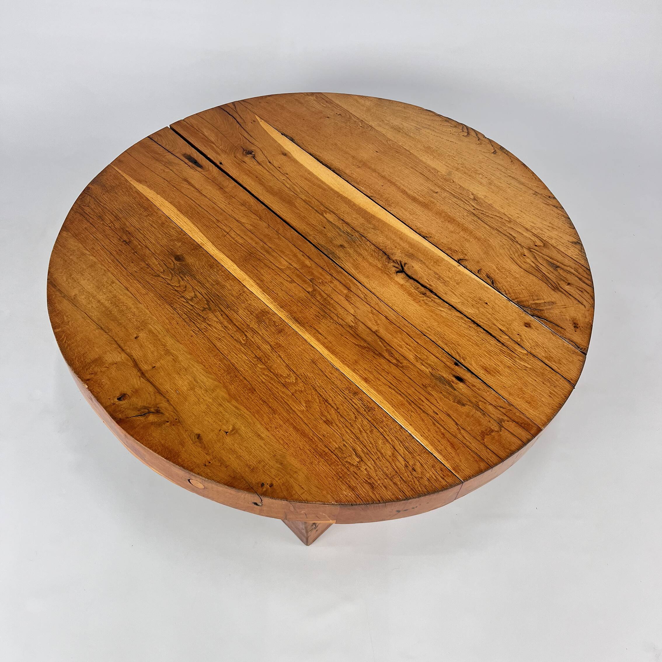 Table basse ronde moderniste, années 1960