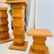 Scandinavian teak plant column, 1970