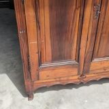 Massive walnut buffet from the late 18th century Transition Era