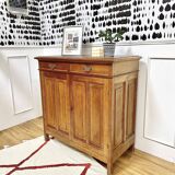 Vintage Parisian oak sideboard