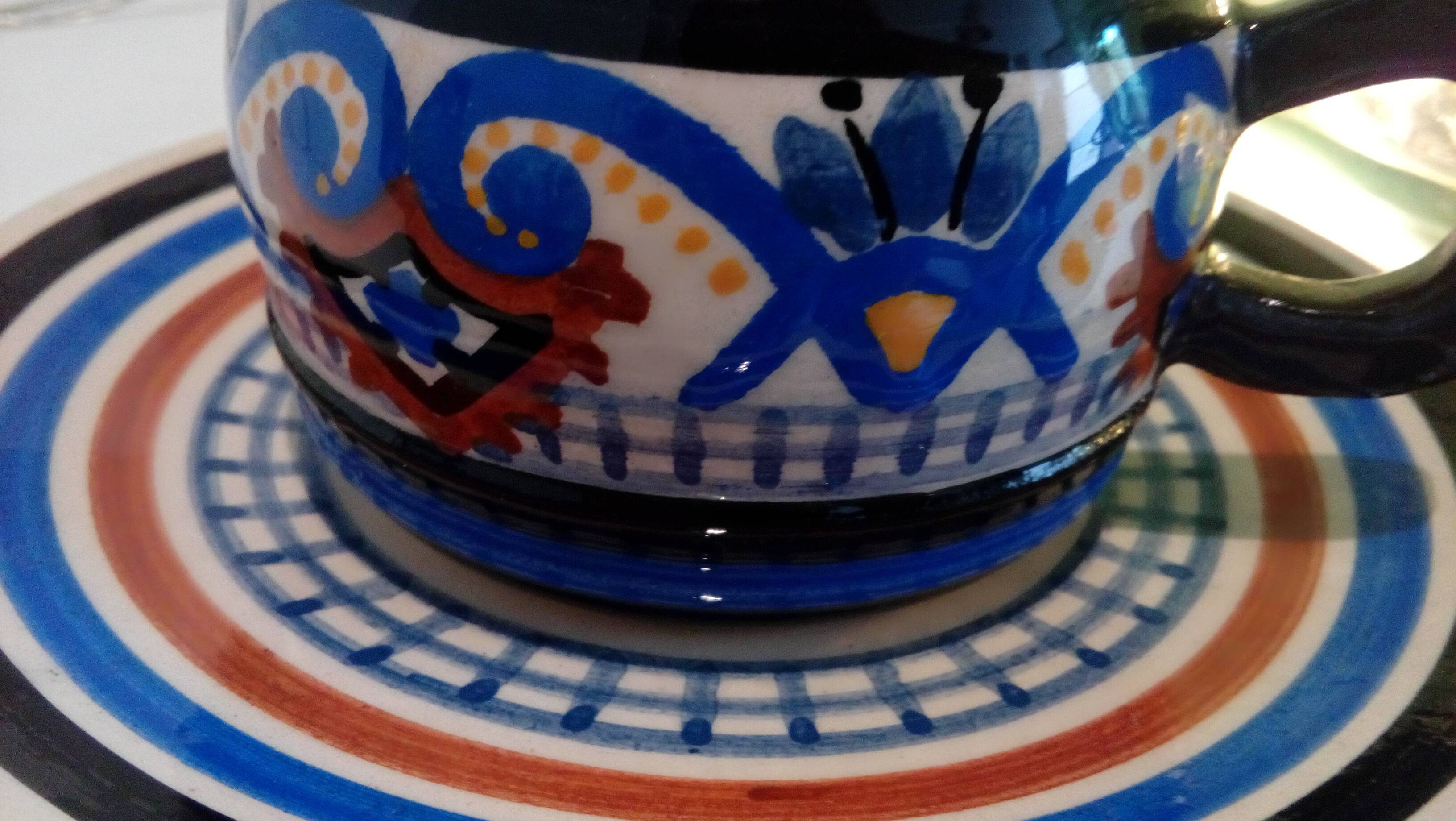 Paul Fouillen Quimper blue Cup