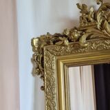 Miroir ancien XIXéme siècle doré