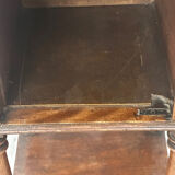 Bedside table/occasional table early 20th century wood and marble