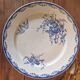 Old Sarreguemines iron earth porcelain plate
