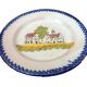 Charolles earthenware Old plate Traditional decoration