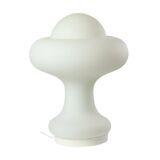 Lampe design champignon en verre dépoli mat Space Age Peill & Putzler