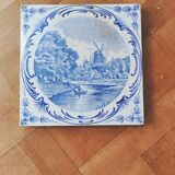 Flattened tile St Amand Nord Hamage