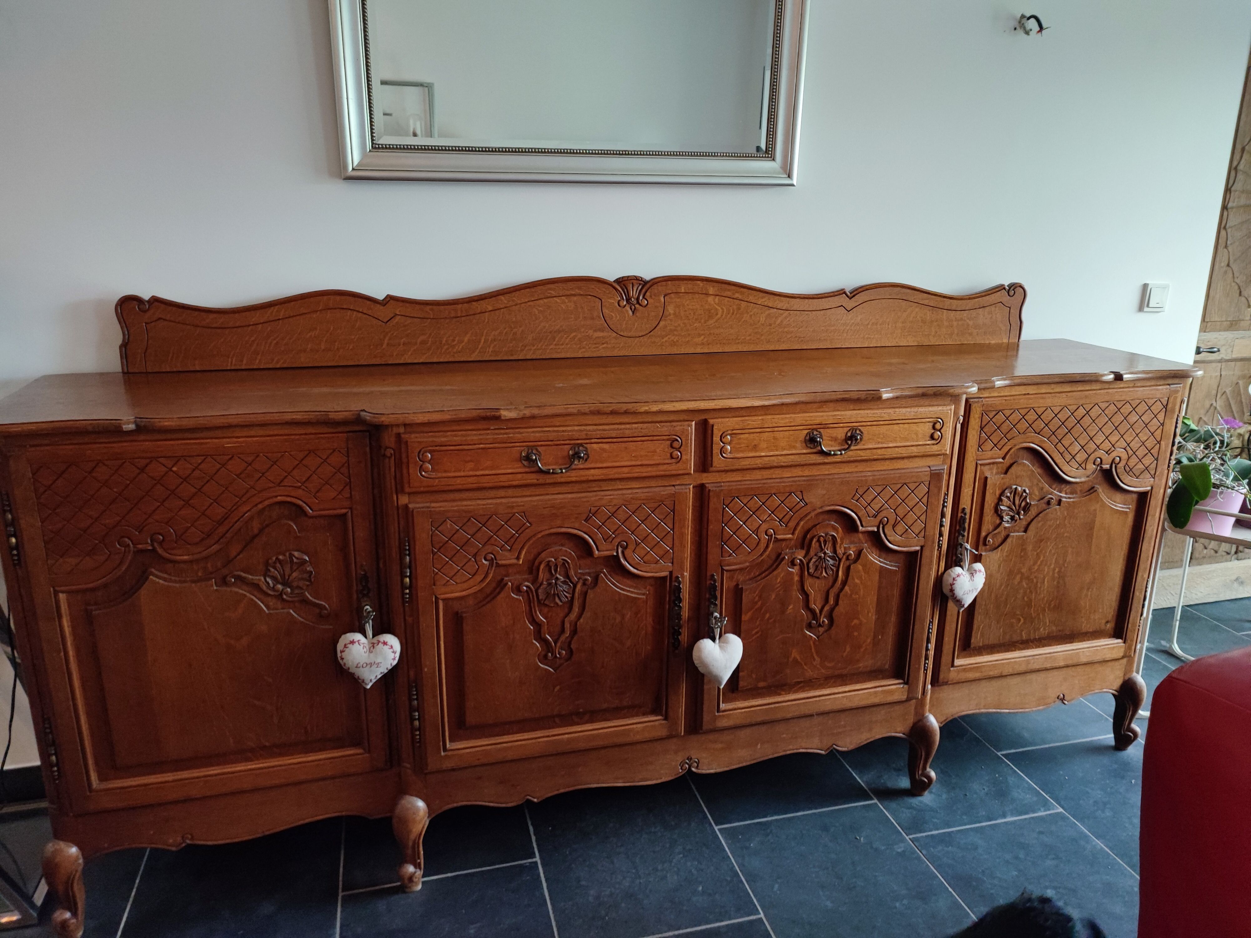 4 doors sideboard regency style
