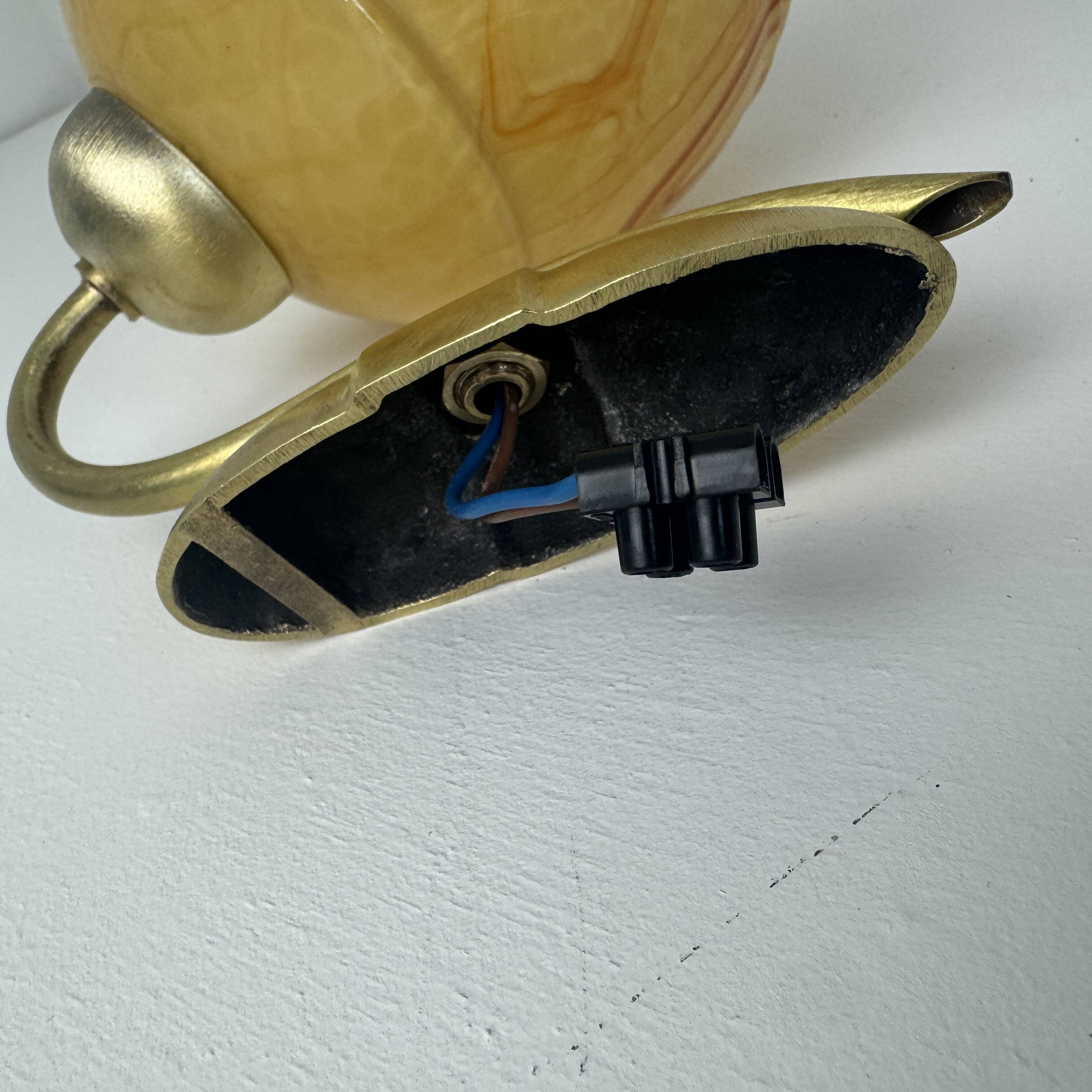 Pair of antique art deco wall lights