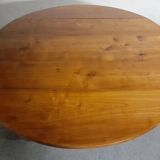 Round wooden table