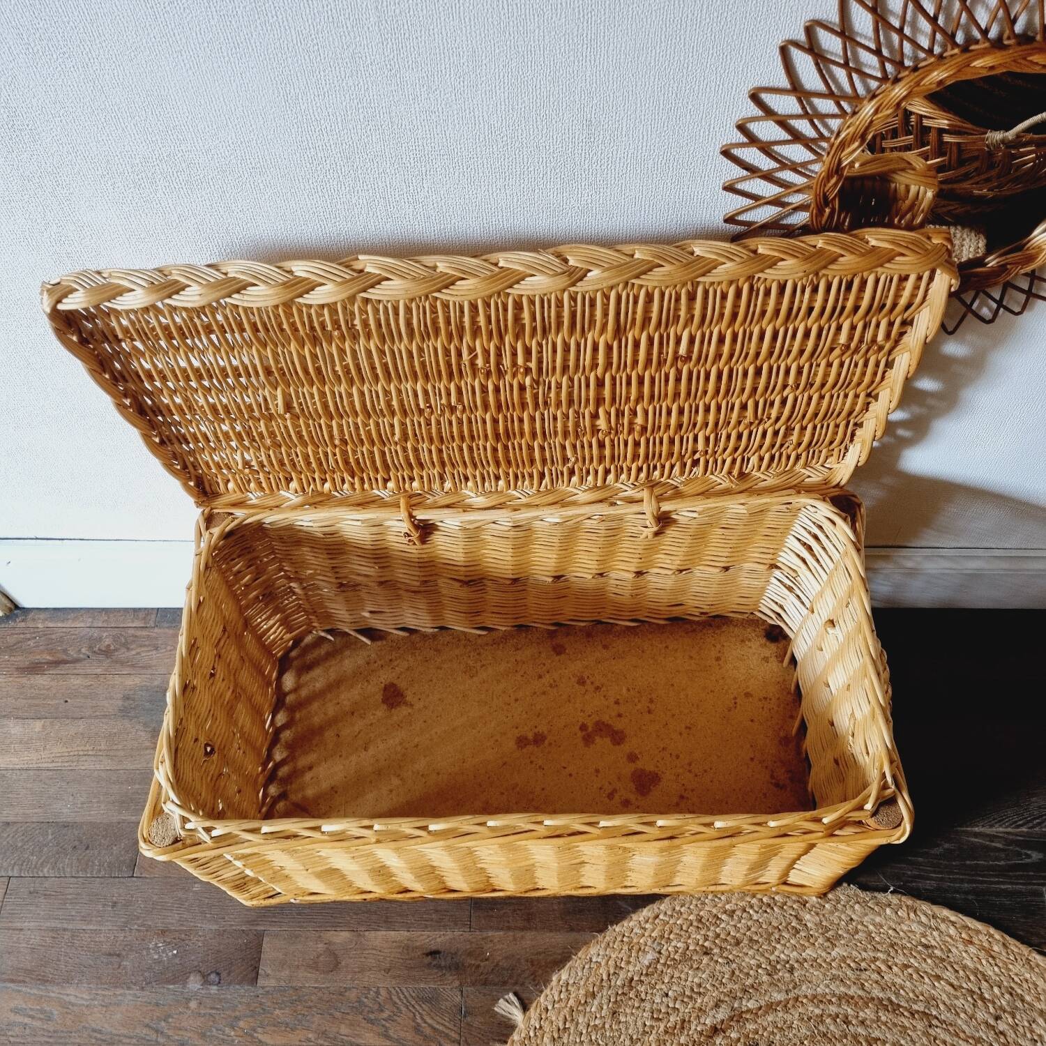 Wicker chest 1960