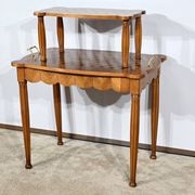 Walnut and Rosewood Marquetry Service Table – 1940