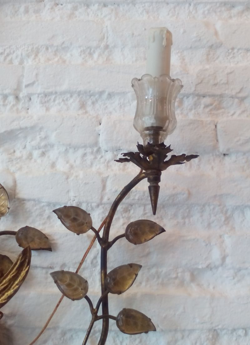 Wall lamps of Maison Baguès France 1940