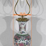 Porcelain lamp of china and brass – early twentieth century