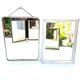 miroirs lot de 2 miroirs 24 x 18 cm 1940 1950