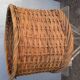 Cache pot 43 cm panier rotin vintage ep 1960