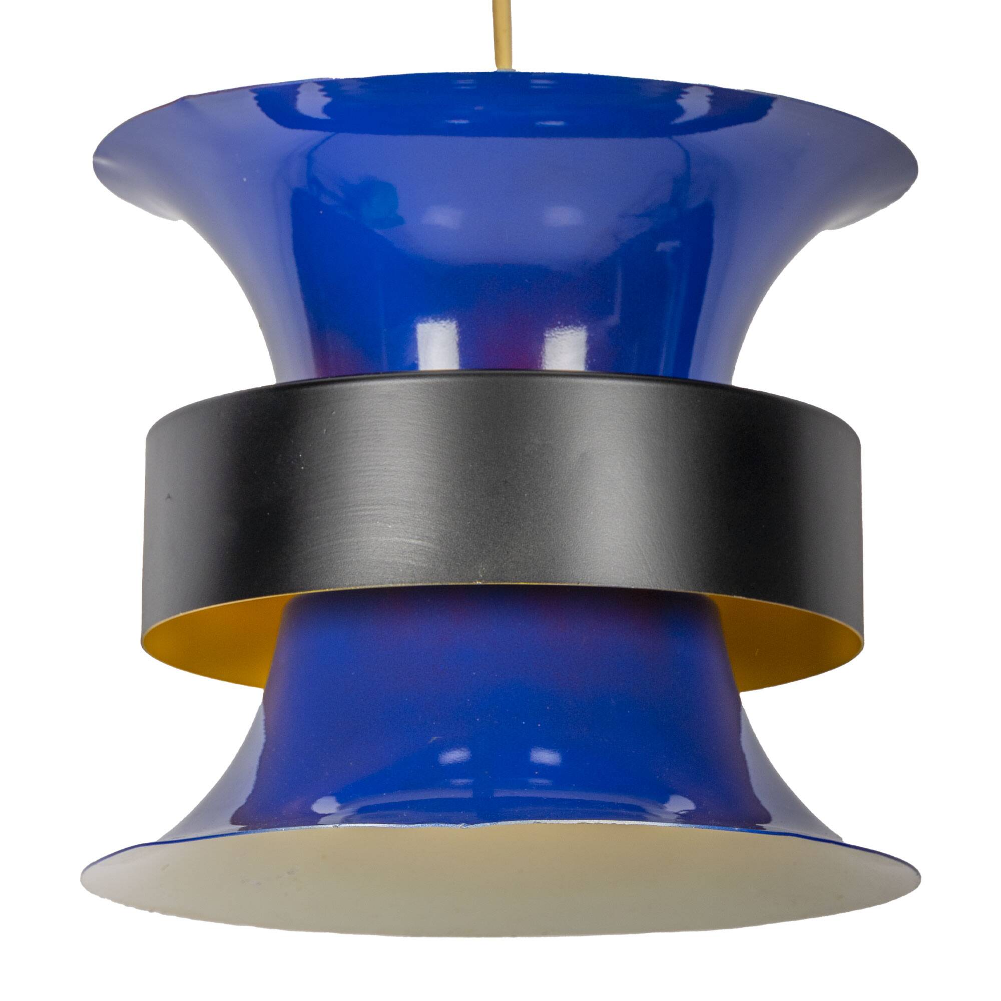 Blue/Yellow Bent Nordsted für Lyskaer Belysning Lamp