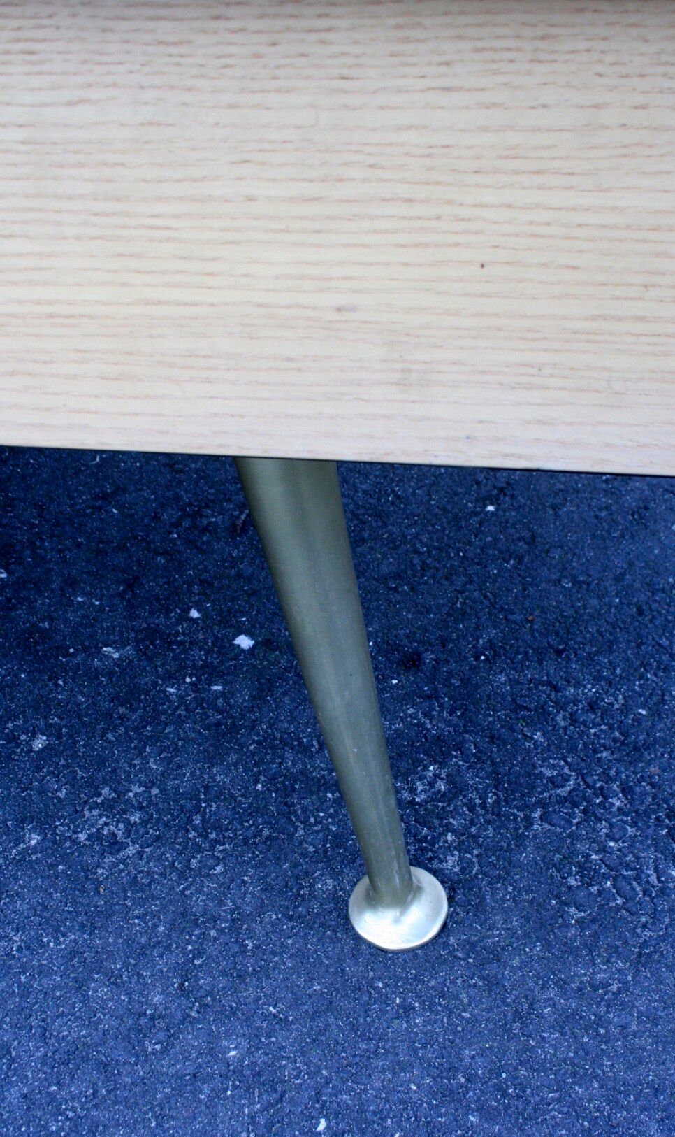 Midcentury sideboard with brass legs