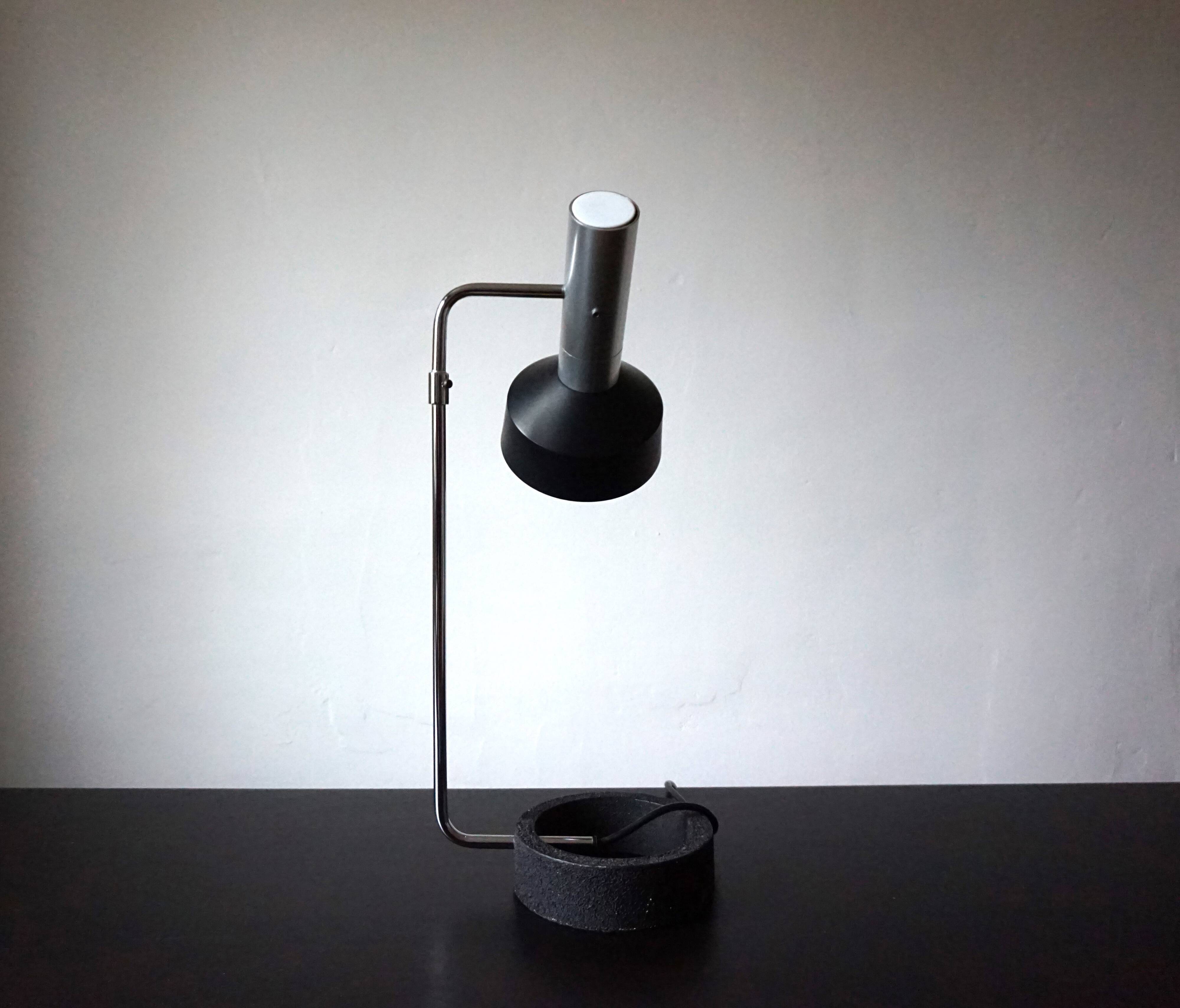 Baltensweiler Minilux table lamp by Rosemarie and Rico Baltensweiler, 1960